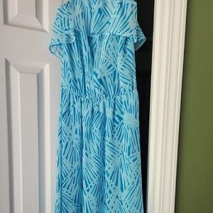 Collective Concepts Blue Midi Dress